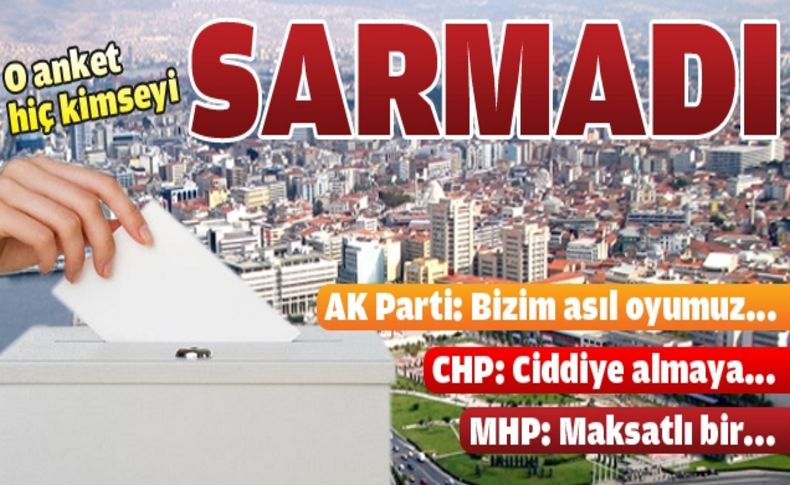 İzmir seçim anketi tartışmaya yol açtı