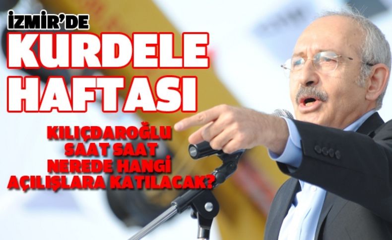 İzmir'de Kılıçdaroğlu ile kurdele haftası