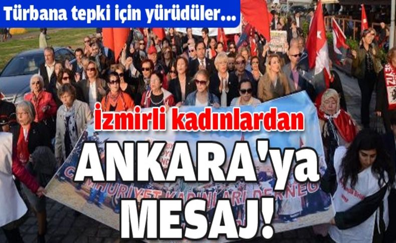 İzmir'de meclis'te türbana tepki