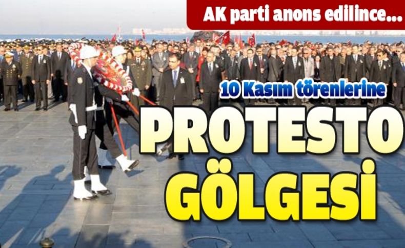 İzmir'de protestolu anma