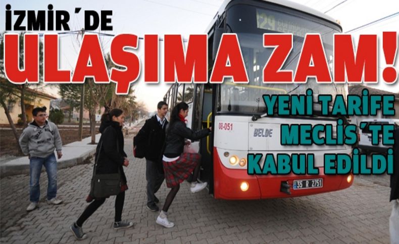 İzmir'de ulaşıma zam!