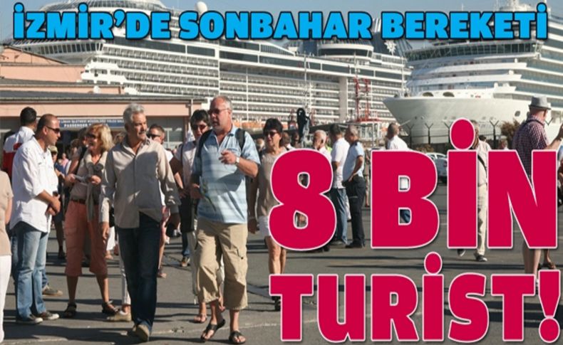 İzmir'der sonbahar bereketi: 2 bin turist!