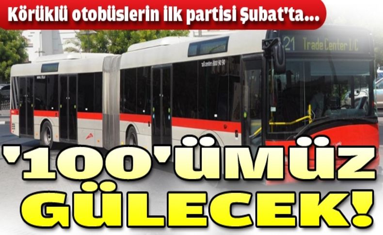 İzmir’e 100 körüklü otobüs daha