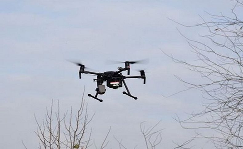 Jandarma Taksim'de polis drone'u düşürdü