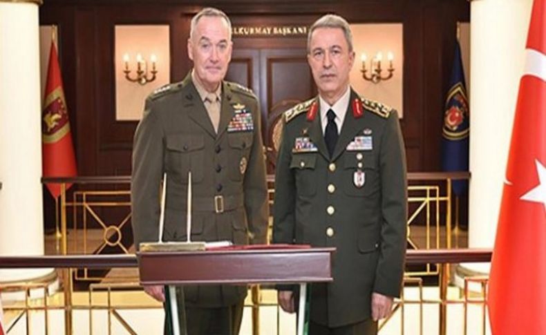 Dunford ile Akar'ın görüşmesi sona erdi