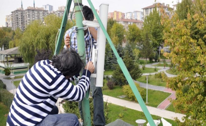 Kablosuz internet, parka taşındı