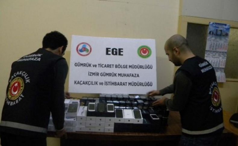 'Kaçak cep telefonları' polisten kaçmadı