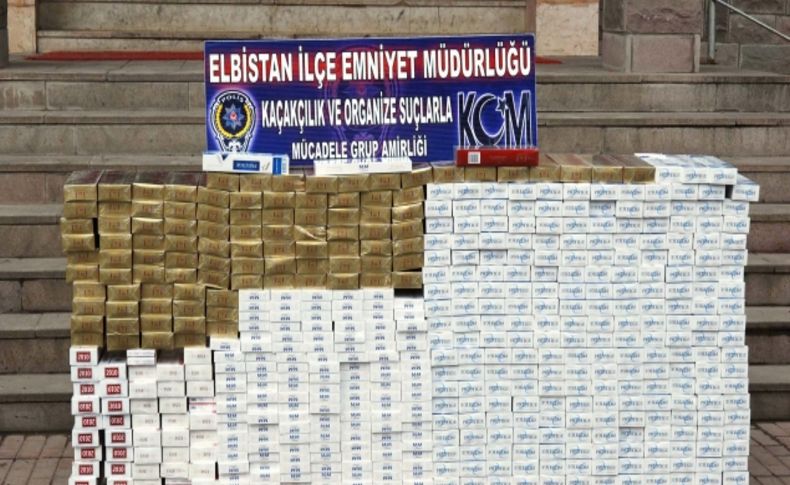 Kaçak sigaraya 9 ayda 62 operasyon yapıldı, 900 bin TL'lik darbe vuruldu