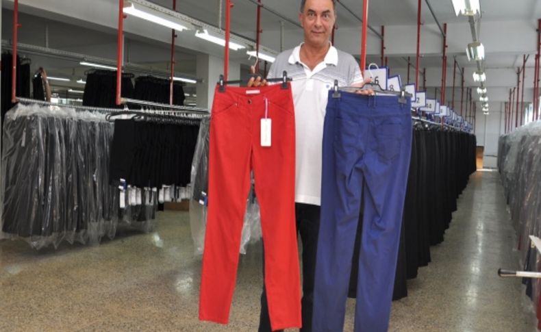 Kalkınma ajansından aldığı destekle kadın pantolonu ihraç ediyor