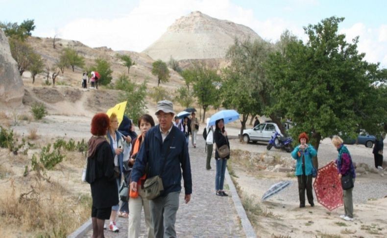 Kapadokya'da turist sayısı 5 ayda bir milyona yaklaştı