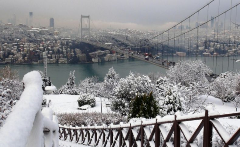 Kar İstanbul’a güzellik kattı