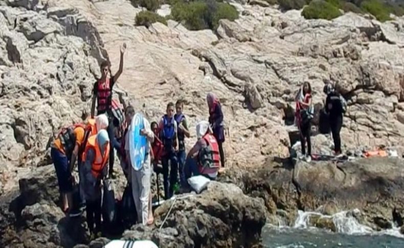 Kardak'ta mülteci gerginliği yaşanmış