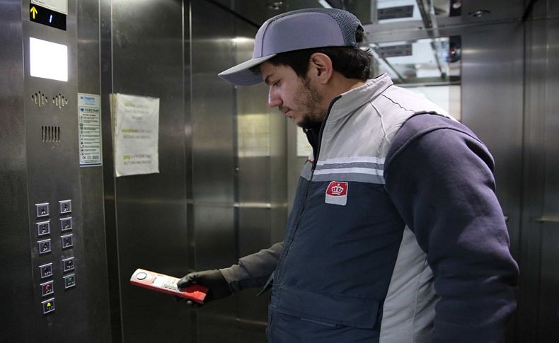 Karşıyaka'da asansörlerde güvenlik oranı artıyor
