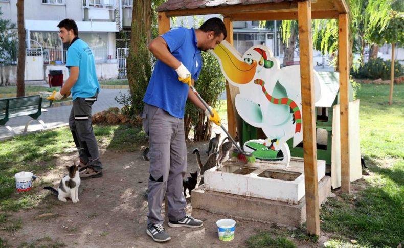 Karşıyaka'da can dostlar için kış hazırlığı