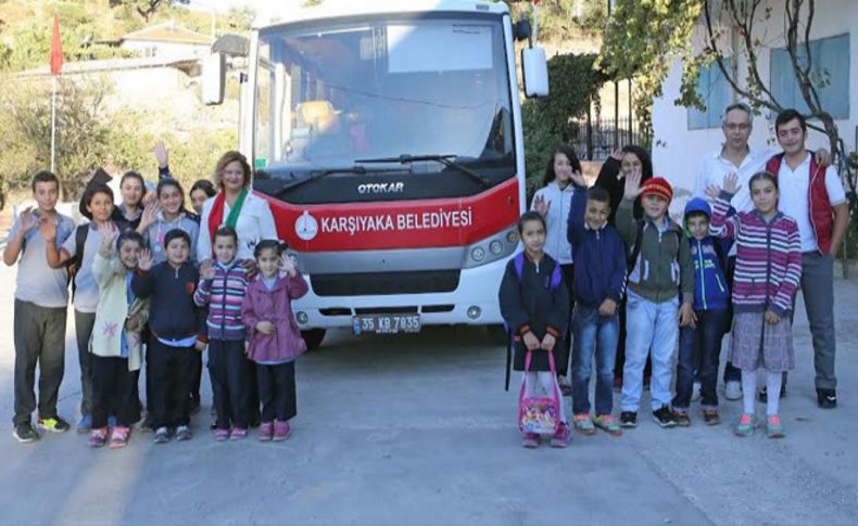 Karşıyaka'da okul yolu artık ‘neşe’ dolu