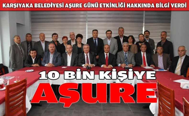 Karşıyaka Belediyesi’nden 10 bin kişiye aşure