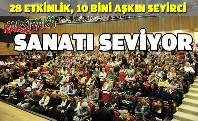 Karşıyaka sanatı seviyor