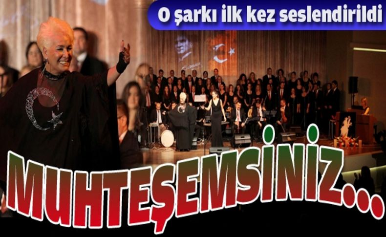 Karşıyaka'da Ata'ya yakışır şekilde anma konseri