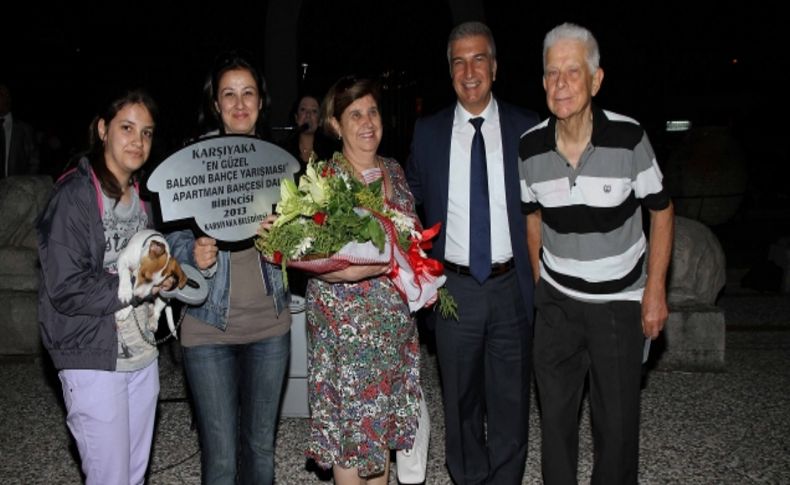 Karşıyaka’nın en güzel balkon ve bahçeleri belli oldu