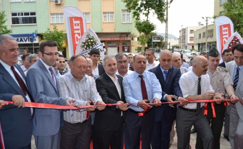 Kaymakam ve başkanlar birlikte açılış yaptı