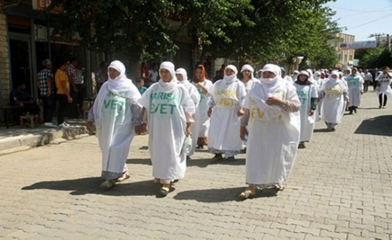 Şırnak'ta kefenli yürüyüş