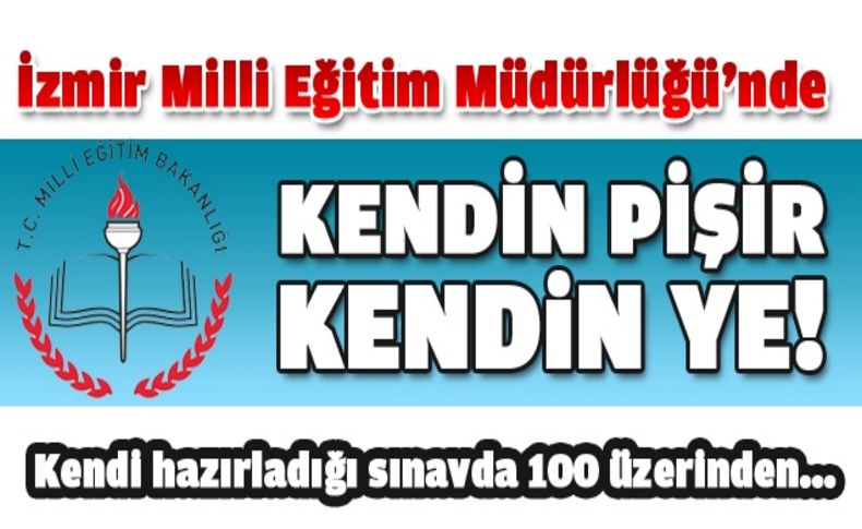 Kendi hazırladığı sınava girdi, 100 üzerinden 99 aldı!