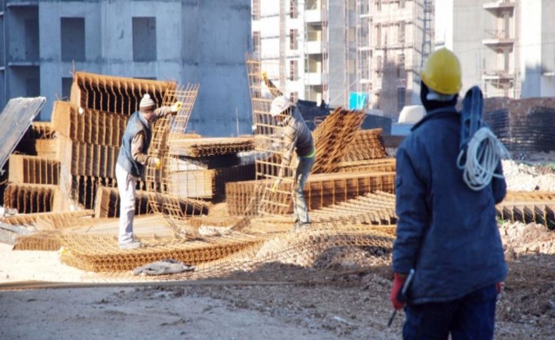 Kentsel dönüşüm kapsamında yapılan inşaatlarda bin işçi çalışıyor