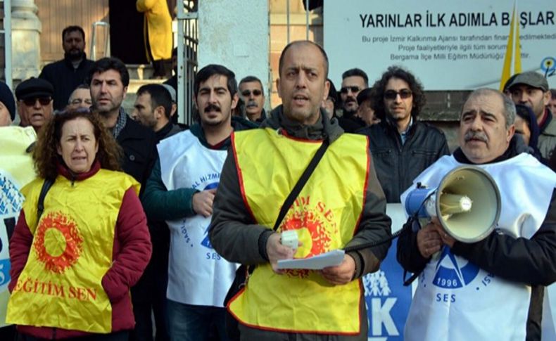 KHK ihraçlarına KESK'ten protesto