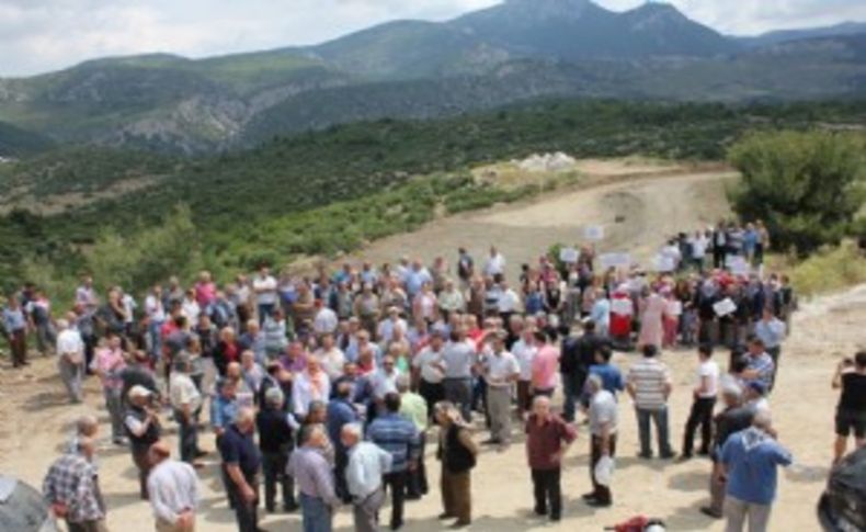 Kil ocağına köylülerden tepki