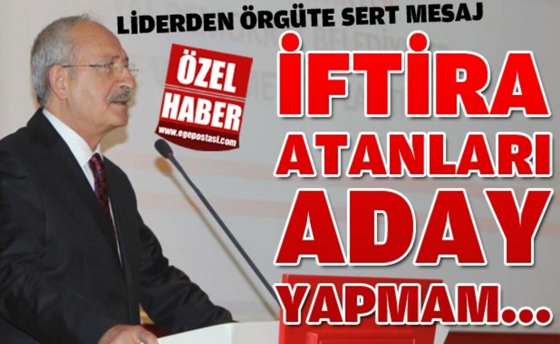 Kılıçdaroğlu, parti içinde yaşanan tartışmalardan rahatsız