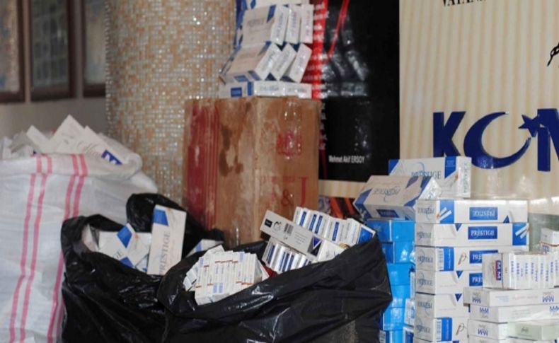 Kırıkkale’de 16 bin paket gümrük kaçağı sigara yakalandı