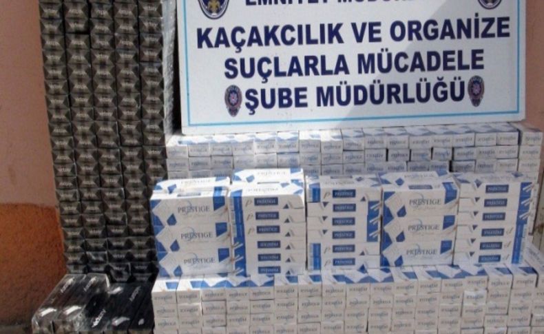 Kırşehir’de 8 bin 395 paket kaçak sigara ele geçirildi