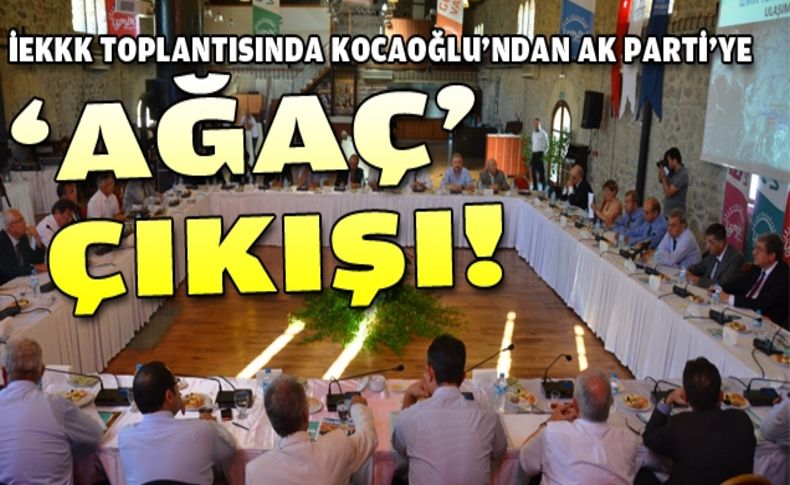 Kocaoğlu: “bizim ağaca, kente bakışımız belli”