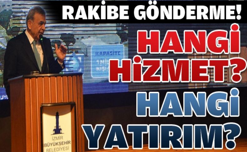 Kocaoğlu'ndan rakibi Yıldırım'a gönderme