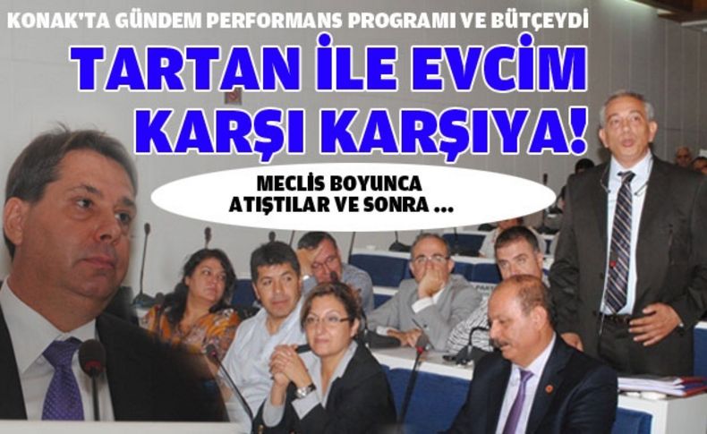Konak’ta gündem bütçe ve performans programıydı: Evcim salonu terk etti!