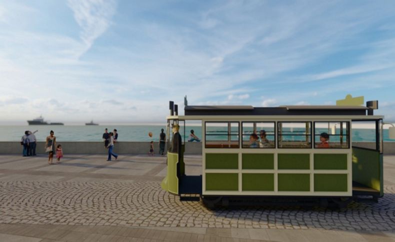 Kordon’a nostaljik tramvay geliyor