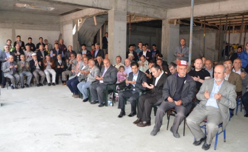 Kozlu'da temeli atılan 200 öğrenci kapasiteli yurt için dua töreni