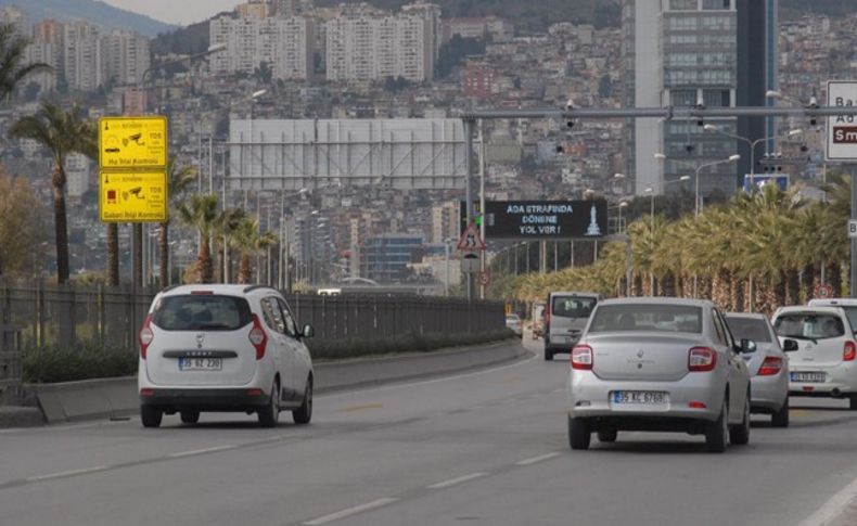 Hız koridoruna giren yandı