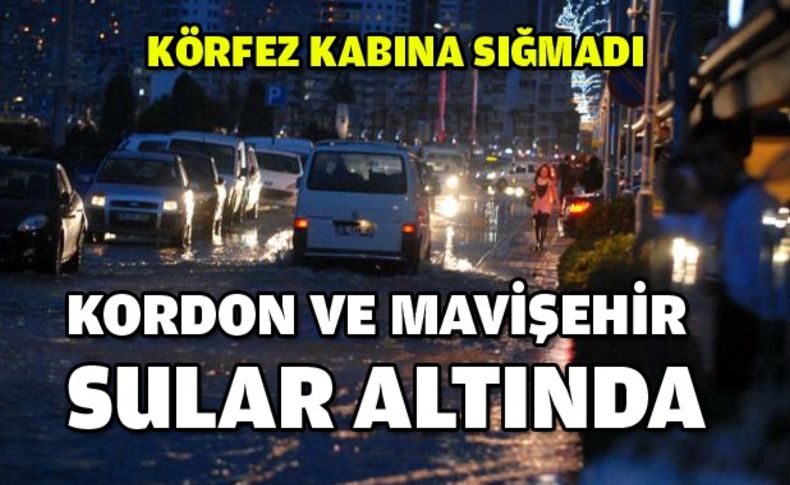 Lodos, Kordon ve Mavişehir'i sular altında bıraktı