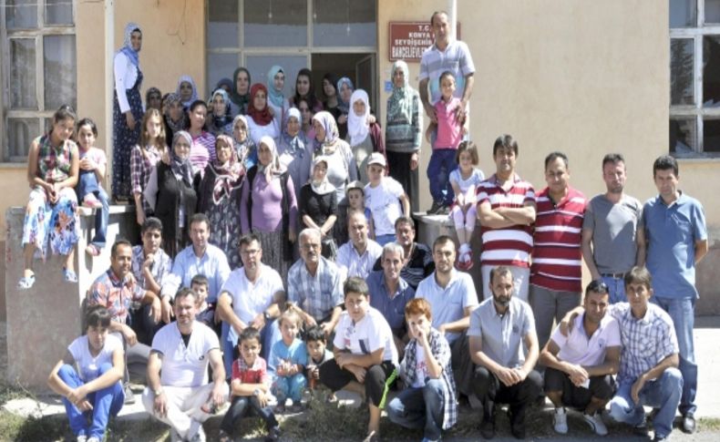 Mahalle sakinleri yıllar sonra biraraya geldi