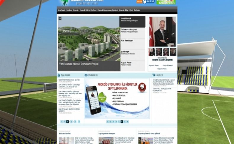 Mamak Belediyesi'nin web sitesi yenilendi