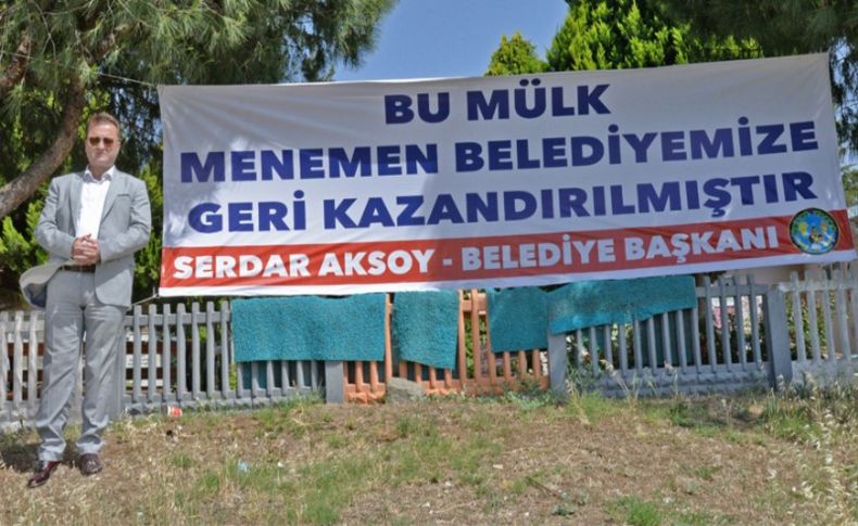 Menemen Belediyesi bir mülkünü daha geri aldı