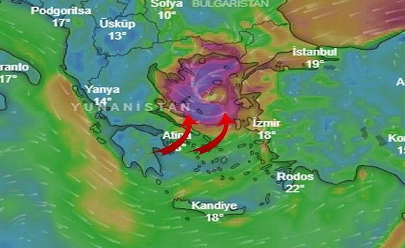 Meteoroloji: Tropik fırtına yön değiştirdi