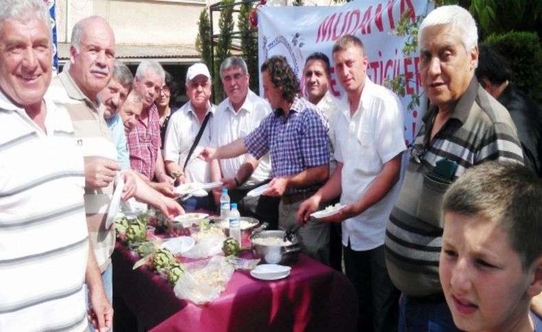 Meyve üreticilerinden Mudanya enginarına tanıtım