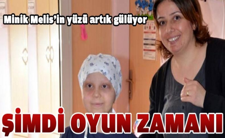 Minik Melis’in yüzü gülüyor