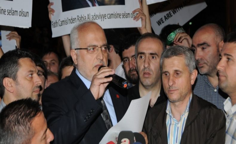 Mısır’daki darbe İstanbul'da protesto edildi