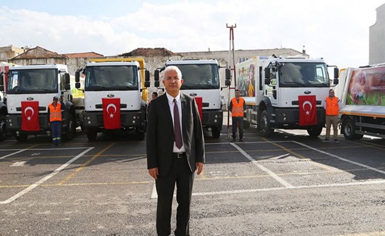 Torbalı'da çevreci ve kameralı çöp araçları