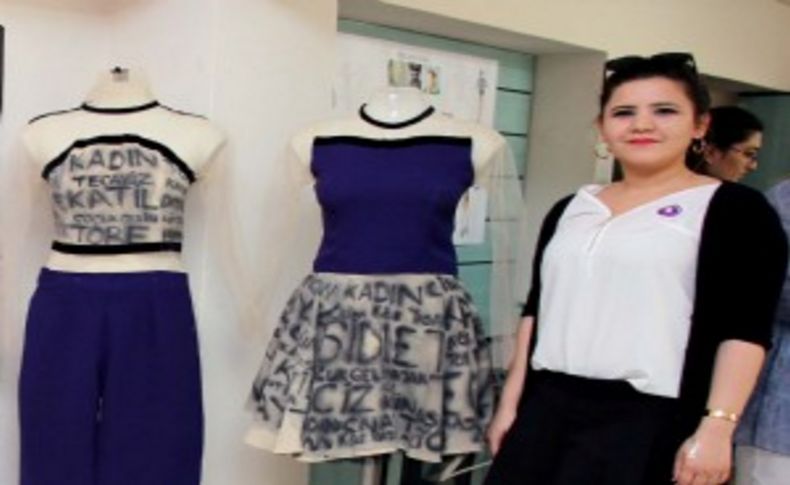 Moda öğrencilerden 'şiddet' tasarımı