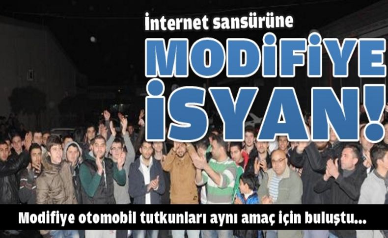 Modifiye otomobil sahiplerinden internet protestosu