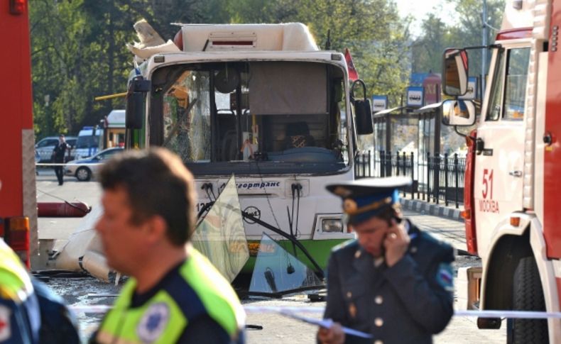 Moskova’da otobüs patladı, 2 yaralı